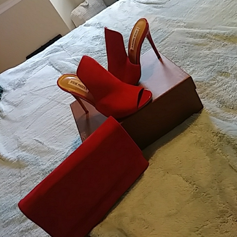 Steve Madden shoe and hand bag